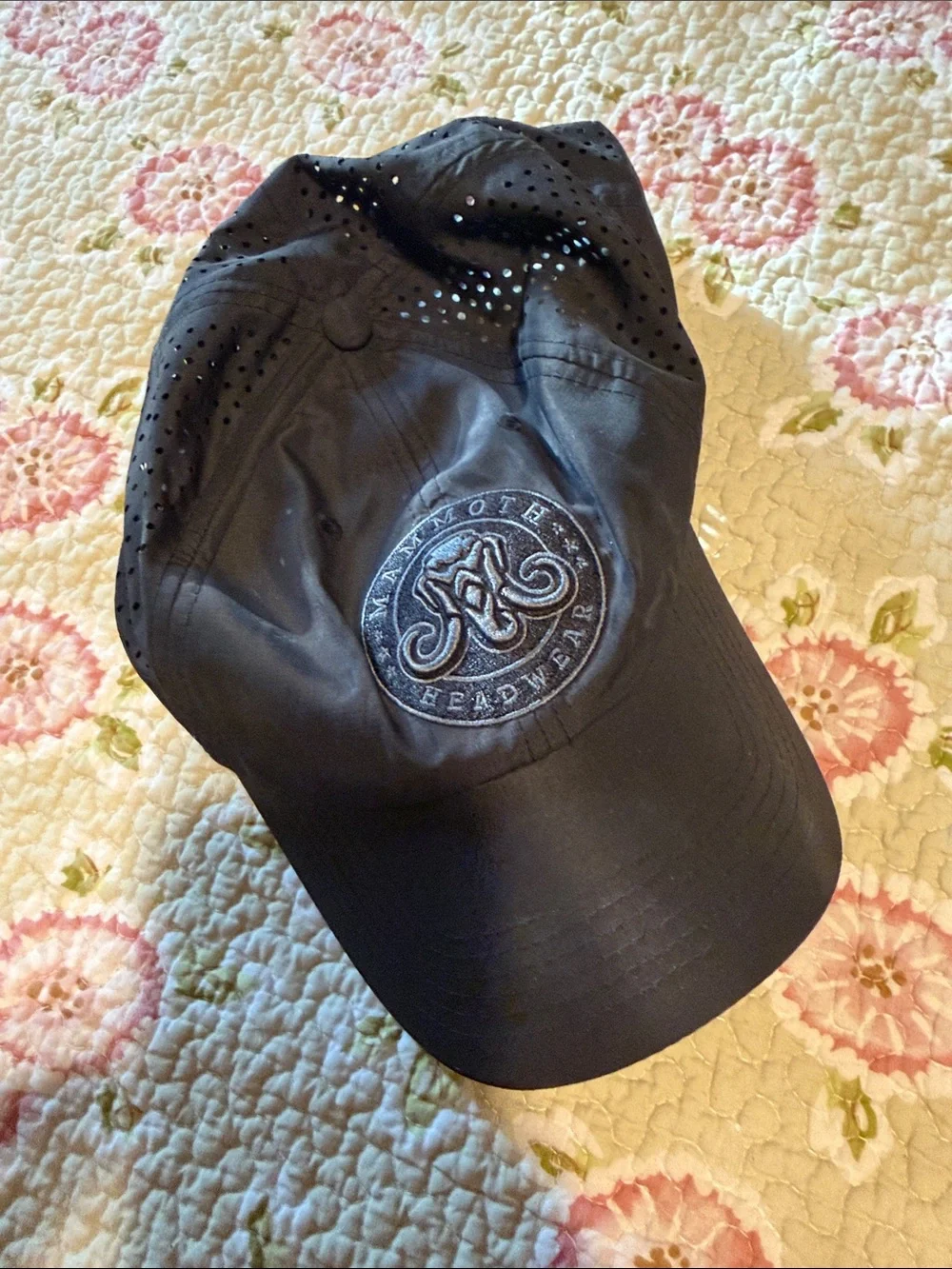 Mammoth Headwear Black Baseball Cap